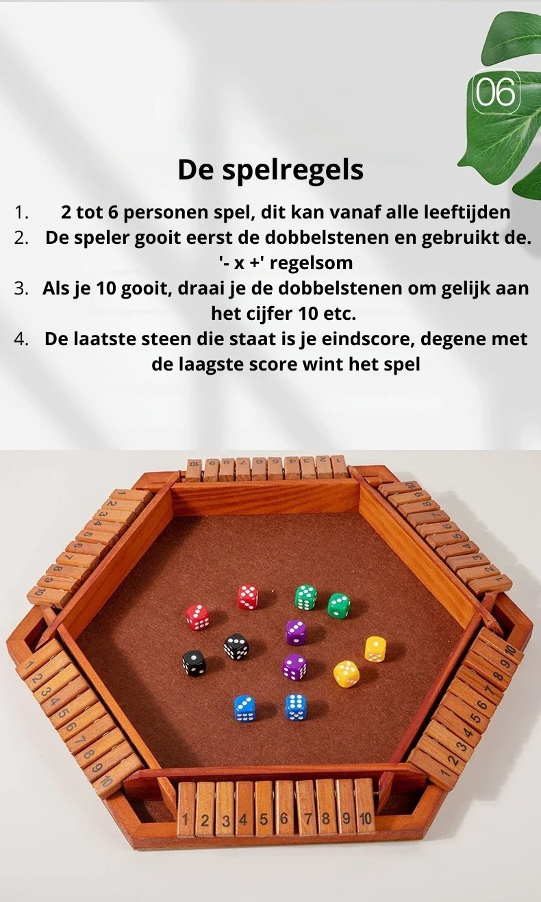 Shut The Box – Hét dobbelspel voor het hele gezin