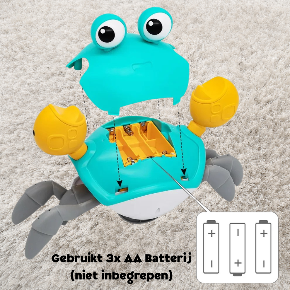 Interactieve Kruipende Krab – Leren en Lachen in Beweging
