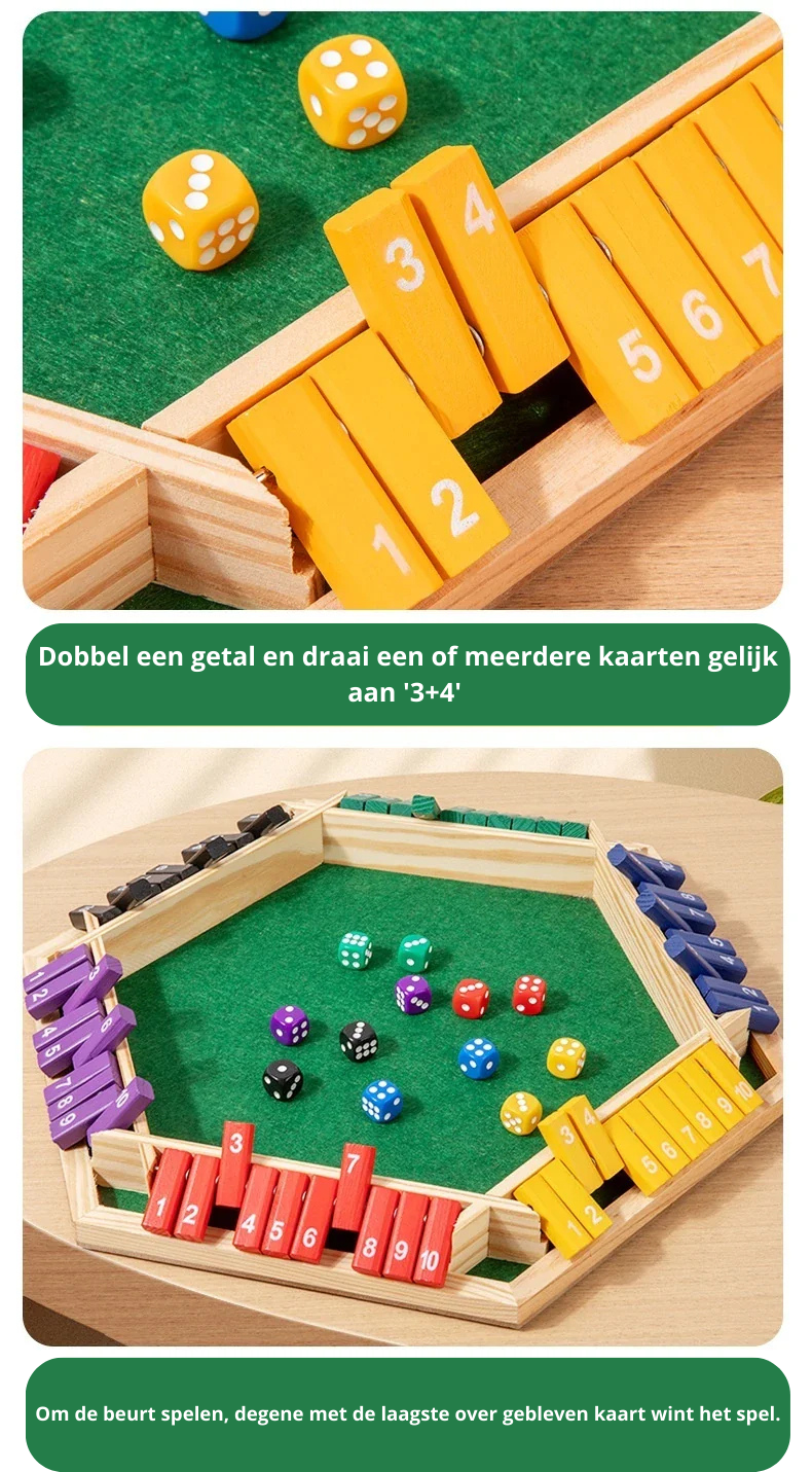 Shut The Box – Hét dobbelspel voor het hele gezin