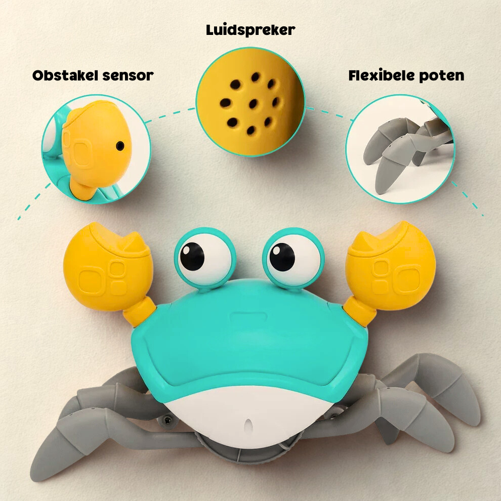 Interactieve Kruipende Krab – Leren en Lachen in Beweging