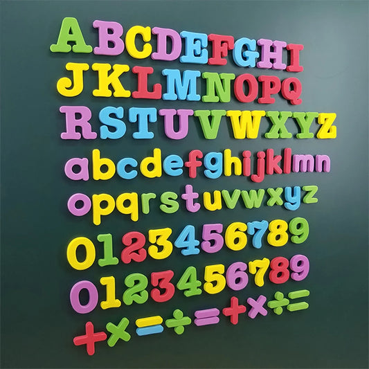 Magnetische Alfabet Koelkaststickers – Spelenderwijs leren Lezen en Rekenen