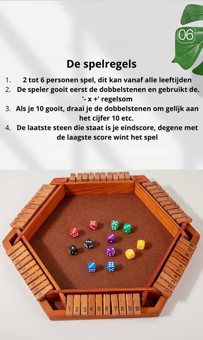 Shut The Box – Hét dobbelspel voor het hele gezin
